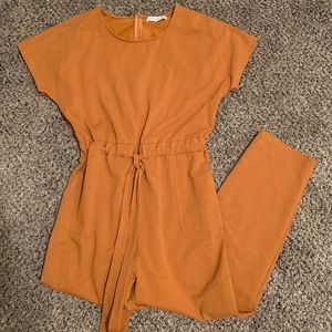 Piper & Scoot Bianca Jumpsuit in Mustard